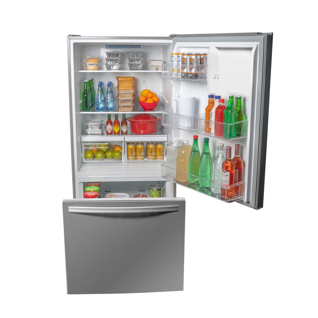 Danby Designer 18.7 cu. ft. Apartment Fridge Bottom Mount in Stainless Steel