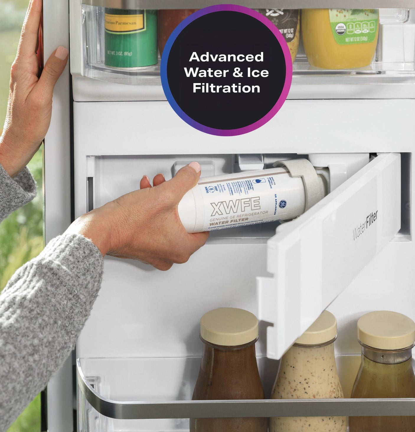 GE® XWFE™ REFRIGERATOR WATER FILTER