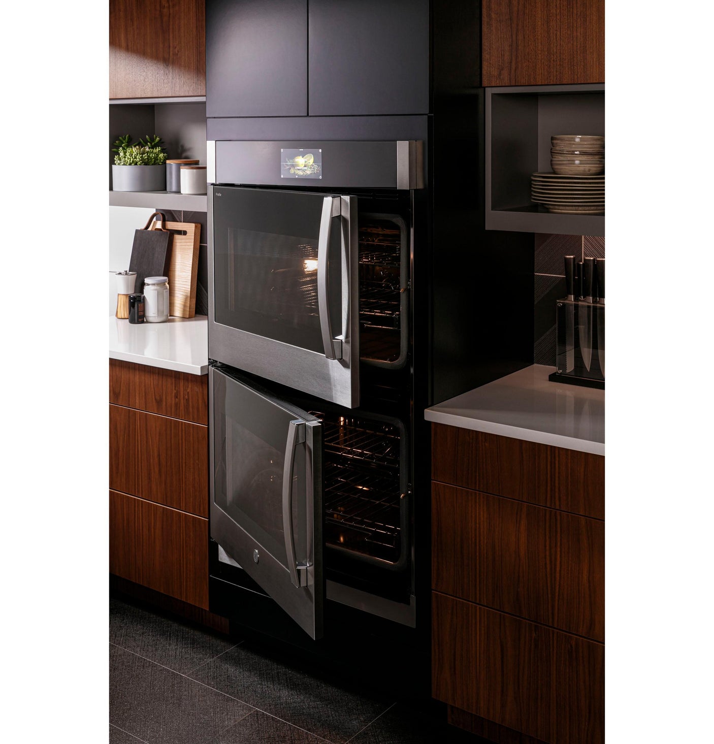 GE Profile™ 30" Smart Built-In Convection Double Wall Oven with Right-Hand Side-Swing Doors