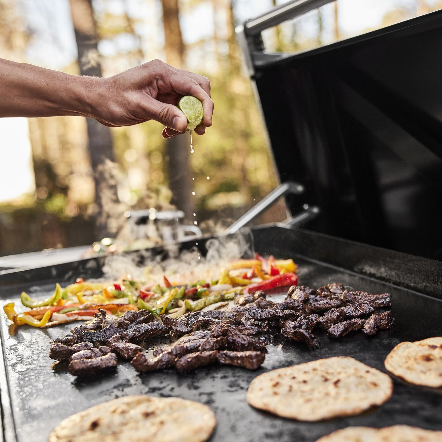 Slate® 36" Rust-Resistant Griddle (Natural Gas) - Black