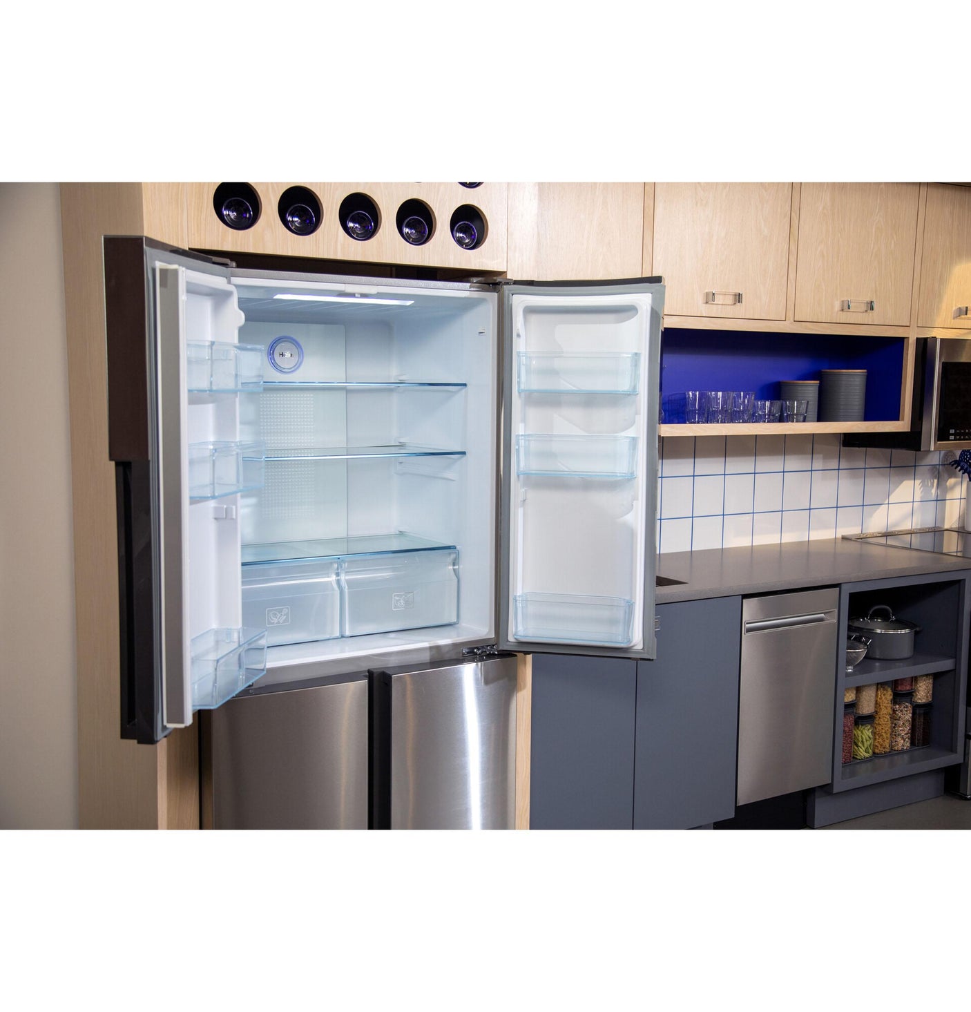 Haier ENERGY STAR® 16.8 Cu. Ft. Quad Door Refrigerator