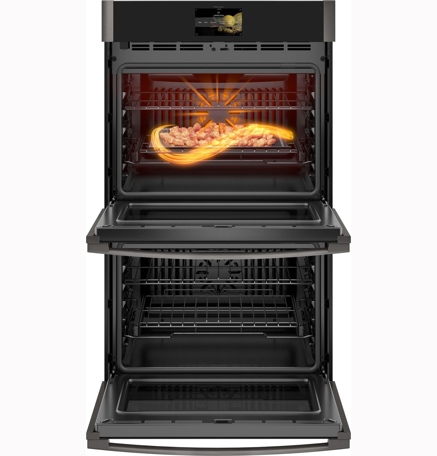 GE Profile™ 30" Smart Built-In Convection Double Wall Oven with No Preheat Air Fry and Precision Cooking