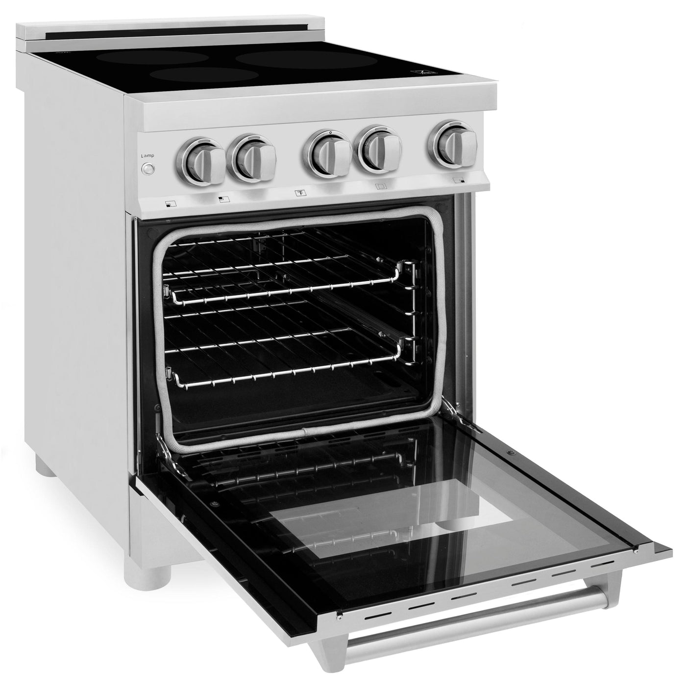 ZLINE 24" 2.8 cu. ft. Induction Range with a 4 Element Stove and Electric Oven in Stainless Steel (RAIND-24) [Color: Stainless Steel]