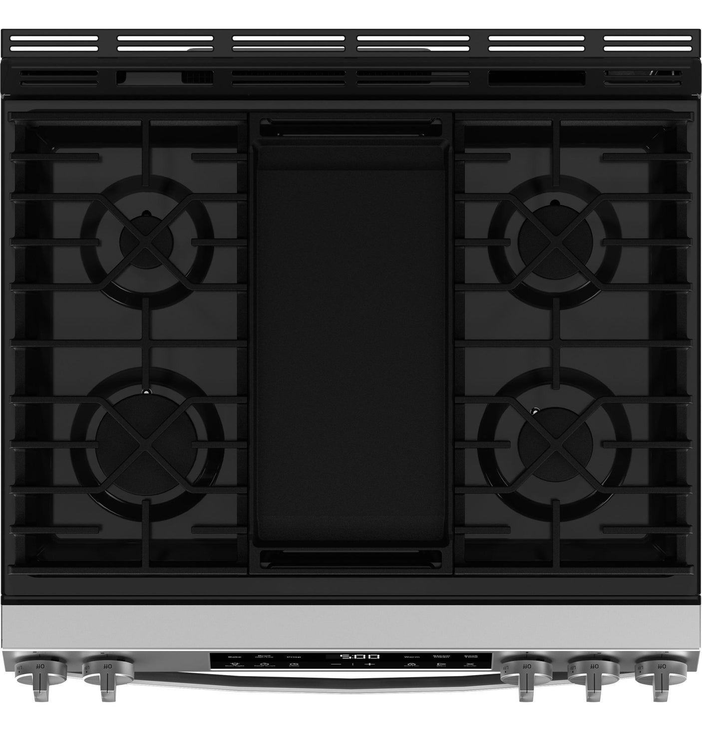 GE® 30" Slide-In Front Control Gas Range with Crisp Mode