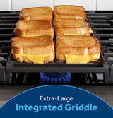 GE® 30" Free-Standing Gas Convection Range with No Preheat Air Fry and EasyWash™ Oven Tray