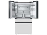 Bespoke 4-Door French Door Refrigerator (29 cu. ft.) with Beverage Center™ in White Glass