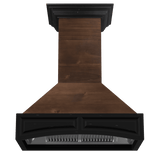 ZLINE Wooden Wall Mount Range Hood in Antigua and Walnut - Includes Dual Remote Motor (321AR-RD) [Size: 36 Inch, CFM: 700]