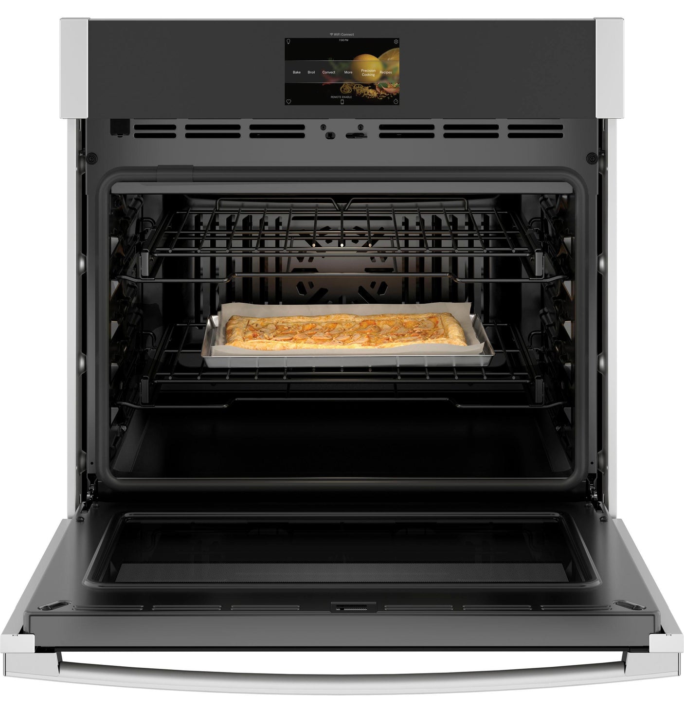 GE Profile™ 30" Smart Built-In Convection Single Wall Oven with In-Oven Camera and No Preheat Air Fry