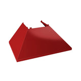 48" Colored Range Hood Shell in Red Gloss (8654-SH-RG-48)-Shell Only