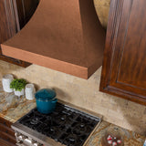 ZLINE Designer Series Hand-Hammered Copper Finish Wall Range Hood (8632H)