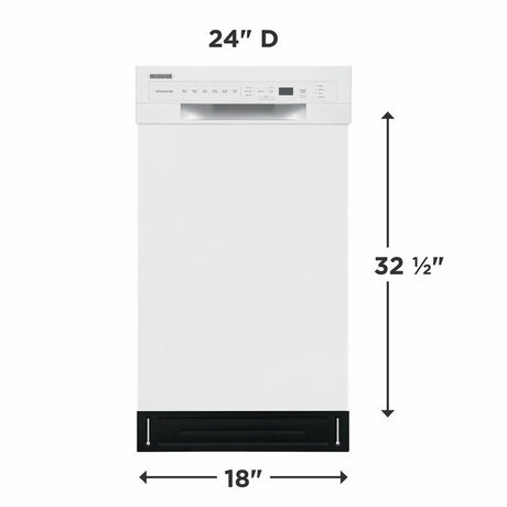 Frigidaire 18" Built-In Dishwasher