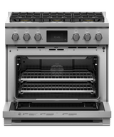 36" Series 9 Professional Dual Fuel 6 Burner Self-Cleaning Range