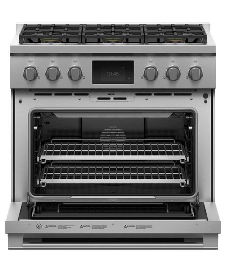 36" Series 9 Professional Dual Fuel 6 Burner Self-Cleaning Range