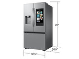 30 cu. ft. Mega Capacity 3-Door French Door Refrigerator with Family Hub™ in Stainless Steel