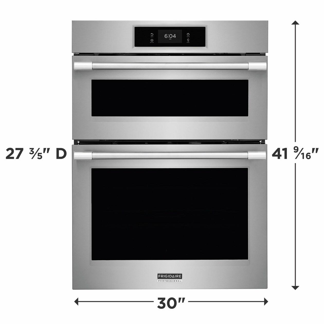 Frigidaire Professional 30" Electric Wall Oven and Microwave Combination with Total Convection