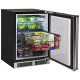 24" Professional Freezer - Solid Overlay Panel - Integrated Right Hinge