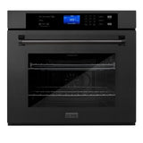 ZLINE 30" Professional Single Wall Oven with Self Clean and True Convection in Stainless Steel (AWS-30) [Color: Black Stainless Steel]