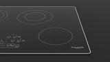 30" RADIANT COOKTOP WITH BRUSHED ALUMINUM TRIM