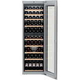 Built-In Full Size Wine Cabinet 24", 2 Zones, Right Hinge