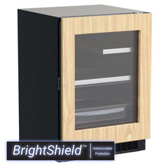 24-In Marvel Professional Refrigerator With Brightshield with Brightshield\u2122 - Yes, Door Style - Panel Ready Frame Glass, Lock - Yes