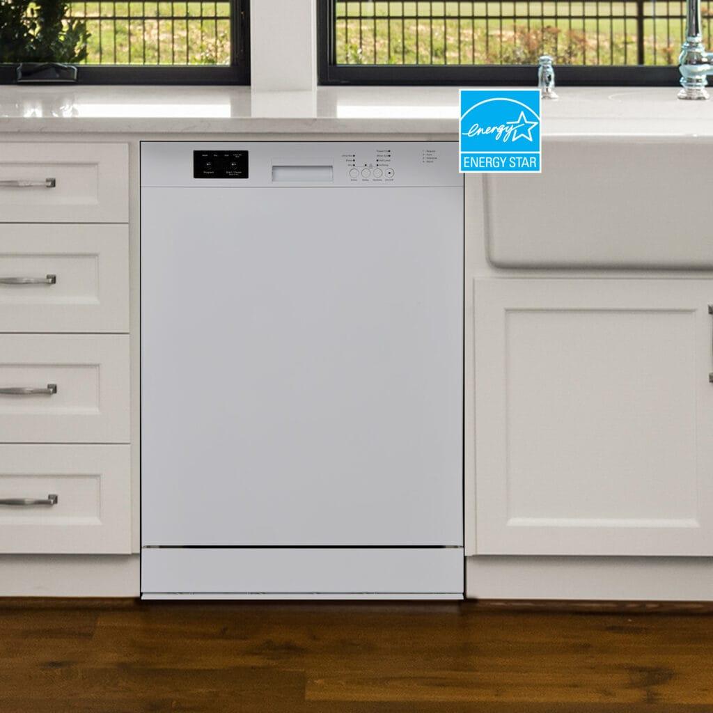 Danby 24" Wide Built-in Dishwasher in White