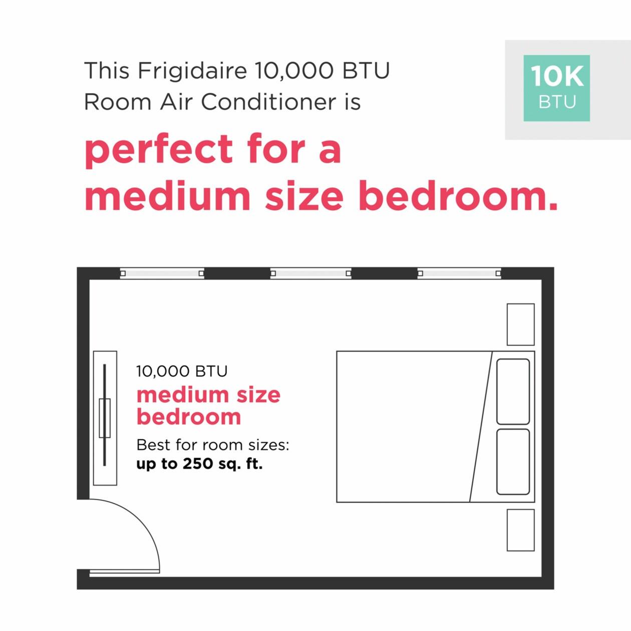 Frigidaire 3-in-1 Portable Room Air Conditioner 10,000 BTU (ASHRAE) / 6,500 BTU (DOE)