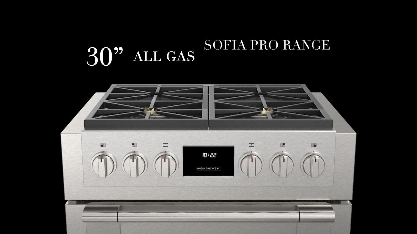 30" ALL GAS PRO RANGE