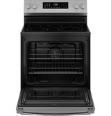 GE® 30" Free-Standing Electric Convection Range with No Preheat Air Fry and EasyWash™ Oven Tray