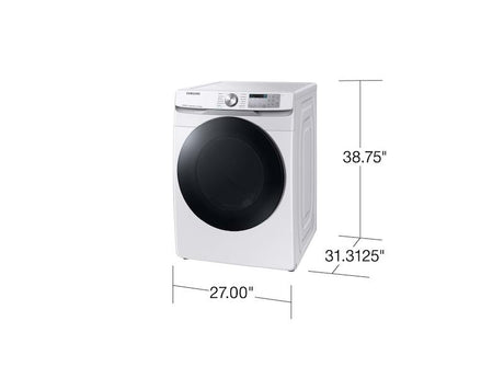 7.5 cu. ft. Smart Electric Dryer with Steam Sanitize+ in White