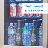 Danby 2.6 cu. ft. Free-Standing Beverage Center in Stainless Steel