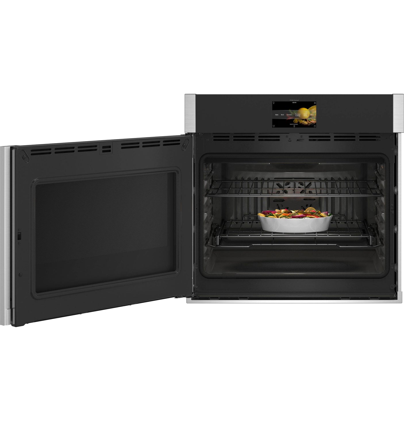 GE Profile™ 30" Smart Built-In Convection Single Wall Oven with Left-Hand Side-Swing Doors