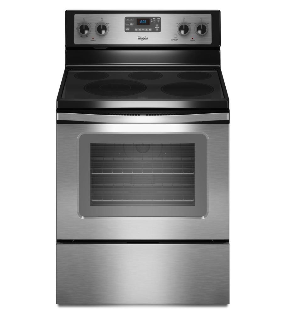 5.3 cu. ft. Electric Range with Fan Convection Cooking.