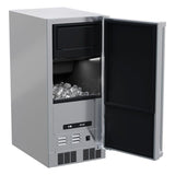 15-In Outdoor Built-In Clear Ice Machine For Gravity Drain Applications with Door Style - Stainless Steel