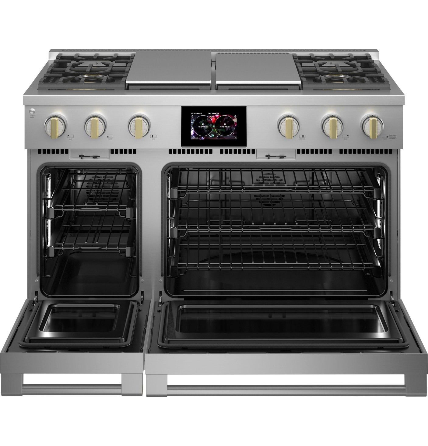 Monogram 48" Dual-Fuel Professional Range with 4 Burners, Grill, and Griddle