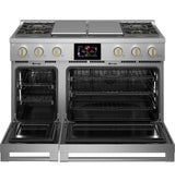 Monogram 48" Dual-Fuel Professional Range with 4 Burners, Grill, and Griddle