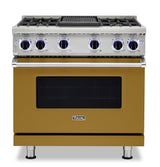 36" Sealed Burner Gas Range - VGR7362 Viking 7 Series