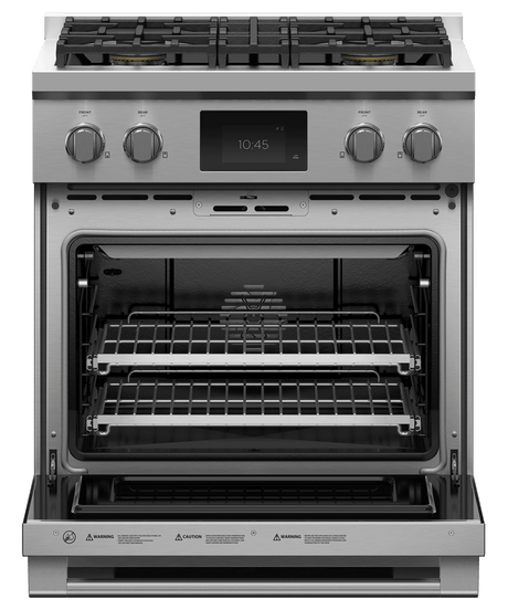 30" Series 9 Professional Dual Fuel 4 Burner Self-Cleaning Range