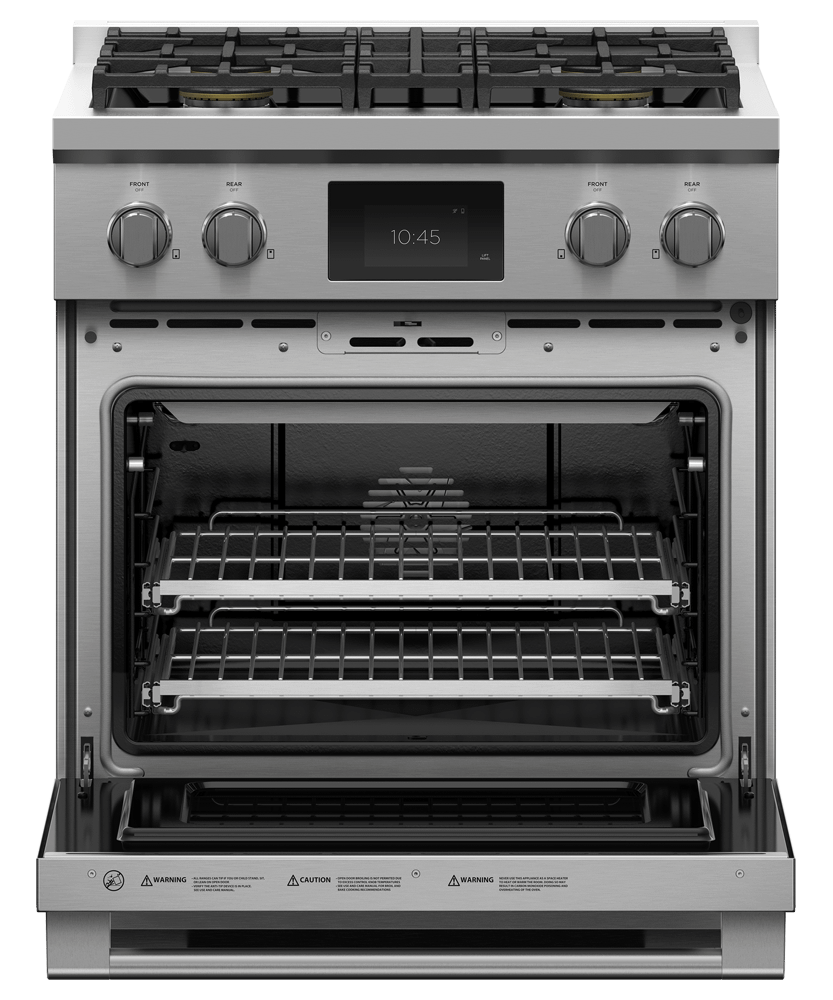 30" Series 9 Professional Dual Fuel 4 Burner Self-Cleaning Range