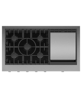 48" Series 9 5 Burner Gas with Griddle Rangetop