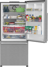 30" Bottom Freezer Refrigerator with HarvestFresh