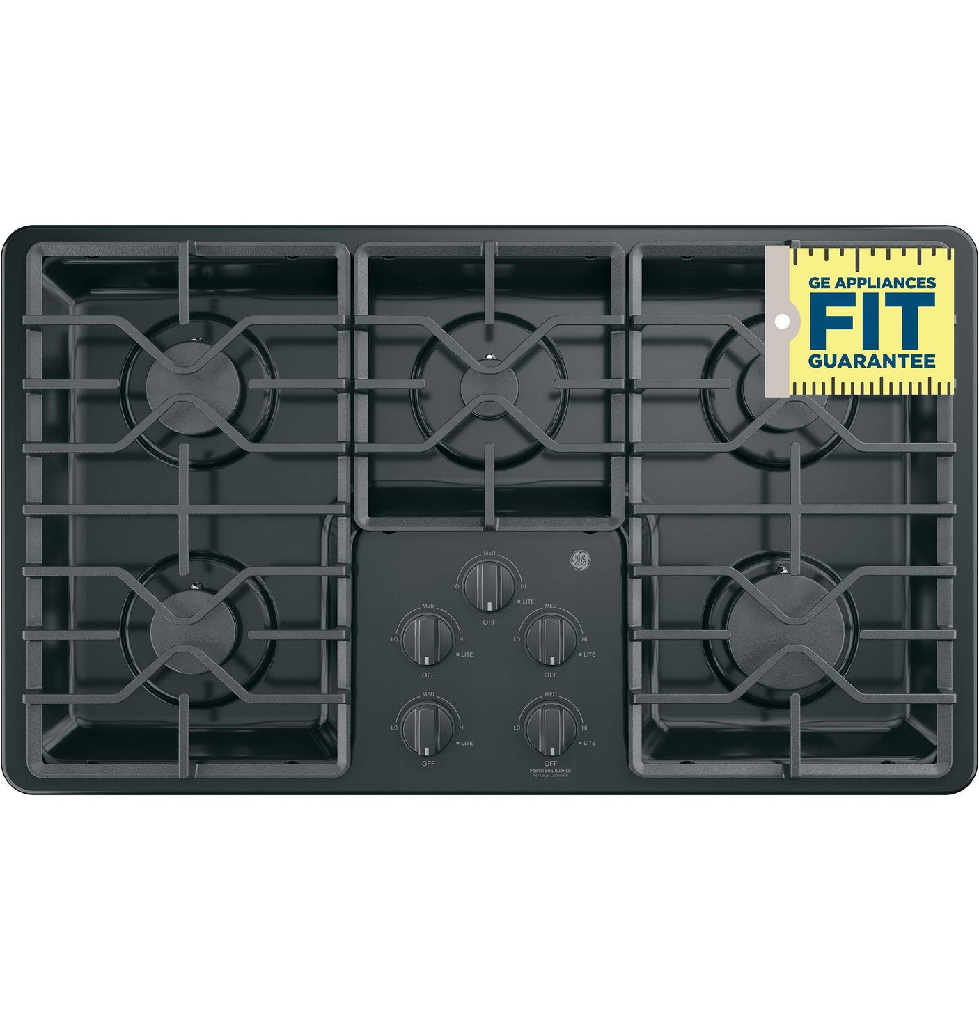 GE® 36" Built-In Gas Cooktop with Dishwasher-Safe Grates