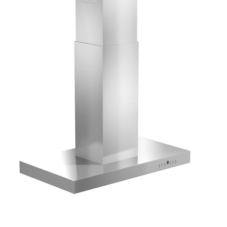 ZLINE Convertible Vent Island Mount Range Hood in Stainless Steel (KE2i)