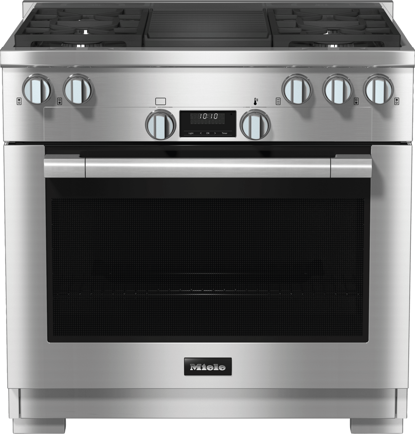 HR 1135-3 G AG GR - 36" range All Gas with DirectSelect, Twin convection fans and M Pro dual stacked burners