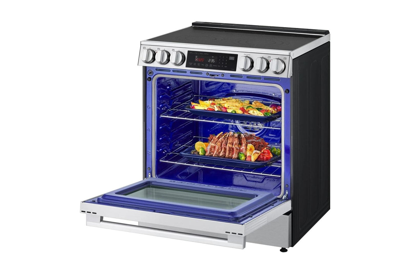 6.3 cu. ft. Smart Electric Slide-in Range with InstaView®, ProBake Convection®, and Air Fry