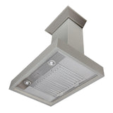 ZLINE Convertible Vent Wooden Wall Mount Range Hood in Gray (KBUU)