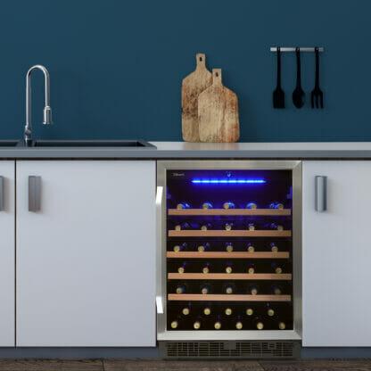 Silhouette - 24" Built-in Wine Cellar In Stainless Steel