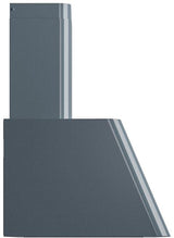 Nostalgie 40 Inch Blue Grey Wall Mount Convertible Range Hood