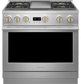 Monogram 36" All Gas Professional Range with 4 Burners and Griddle