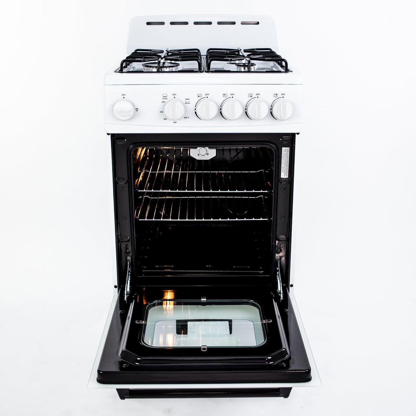 Avanti 20" Compact Gas Range Oven - Stainless Steel / 2.1 cu. ft.