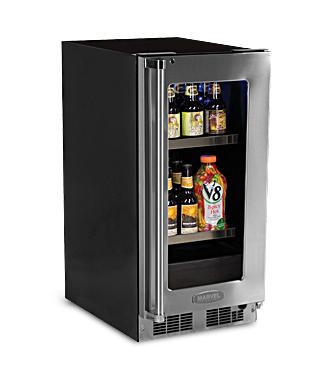 15" Beverage Center - Stainless Frame Glass Door - Right Hinge